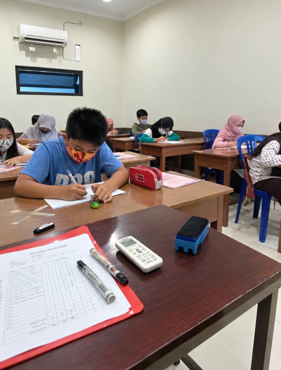 Siswa belajar mandiri dalam kelas ABW